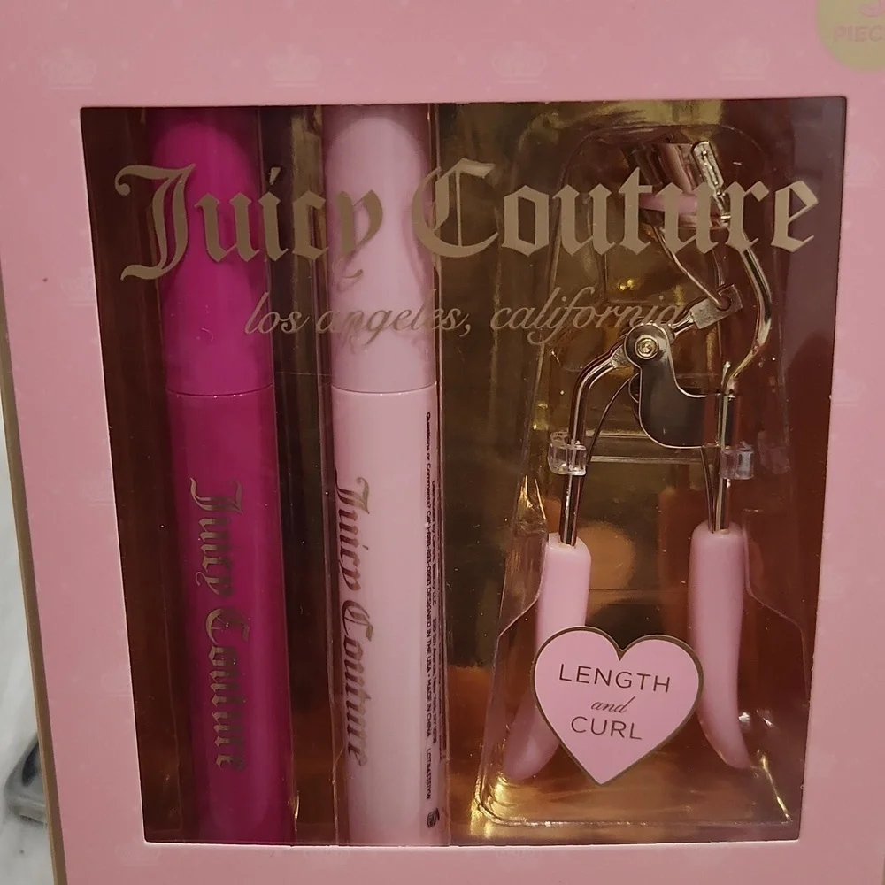 🩷🔹️Juicy Couture Mascara Duo And Lash Curler Intense Volume Luscious Lashes